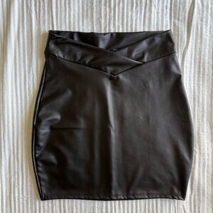 Windsor Faux Leather Skirt